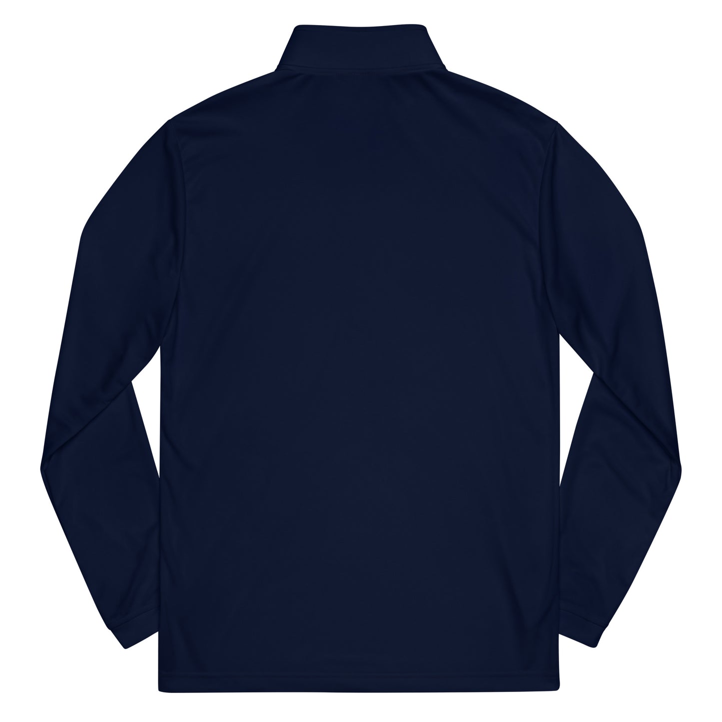 Adidas Quarter Zip Pullover- Embroidered White Silhouette