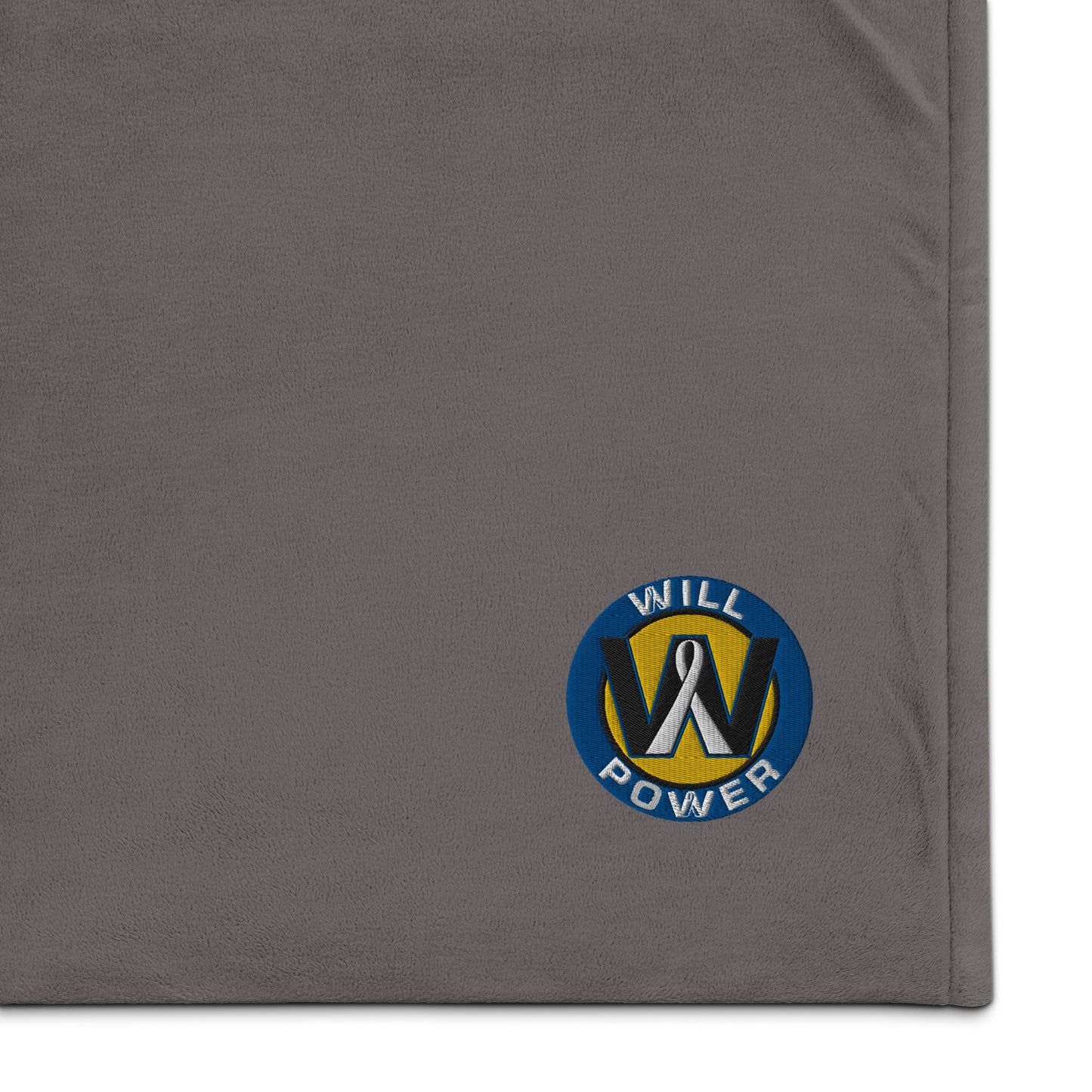 Premium Sherpa Blanket- Will Power Logo