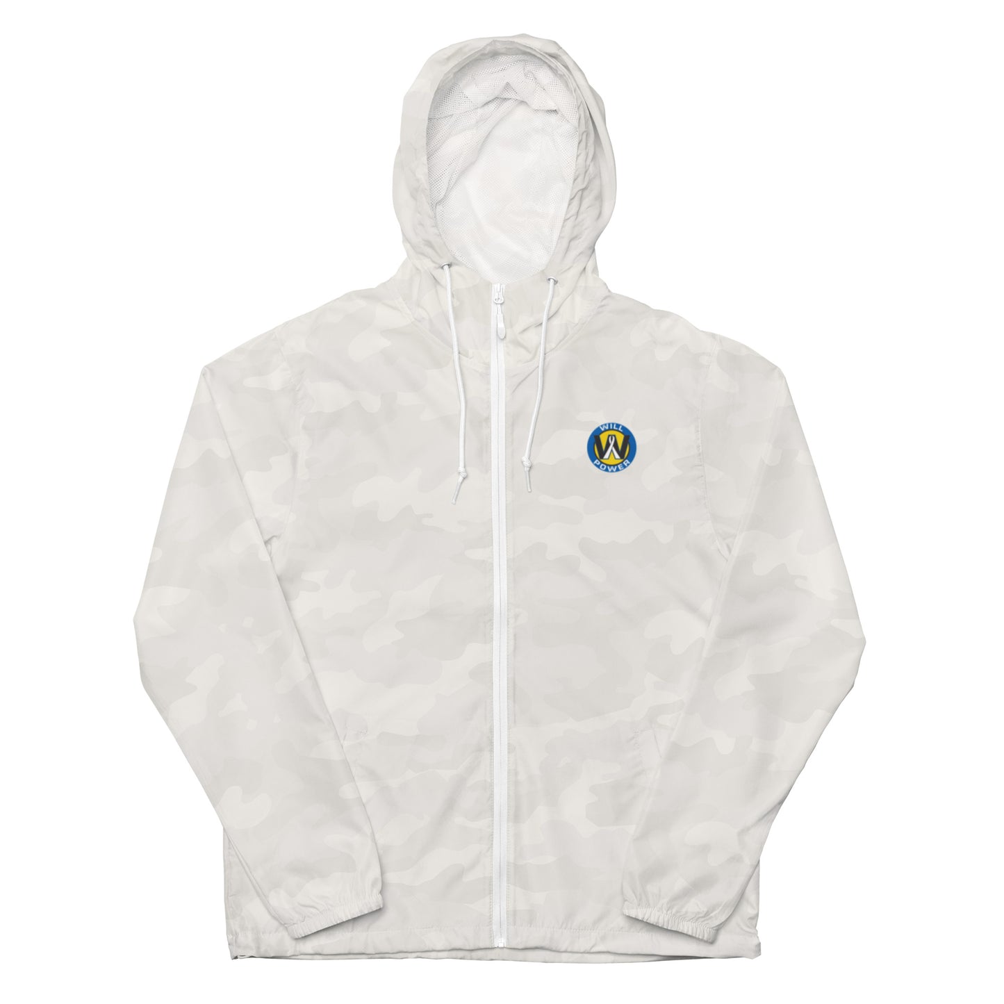 Unisex Lightweight Zip Up Windbreaker- Will Power Logo