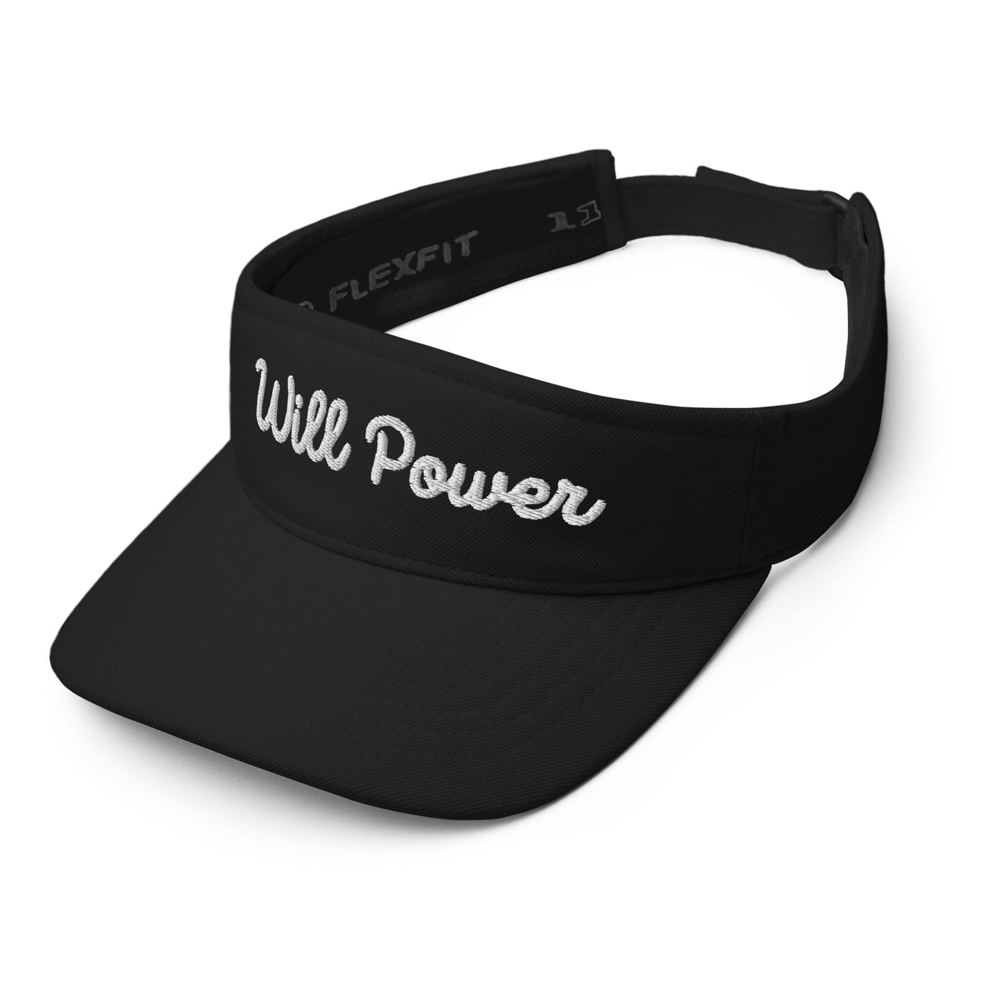 Visor- Will Power Logo White