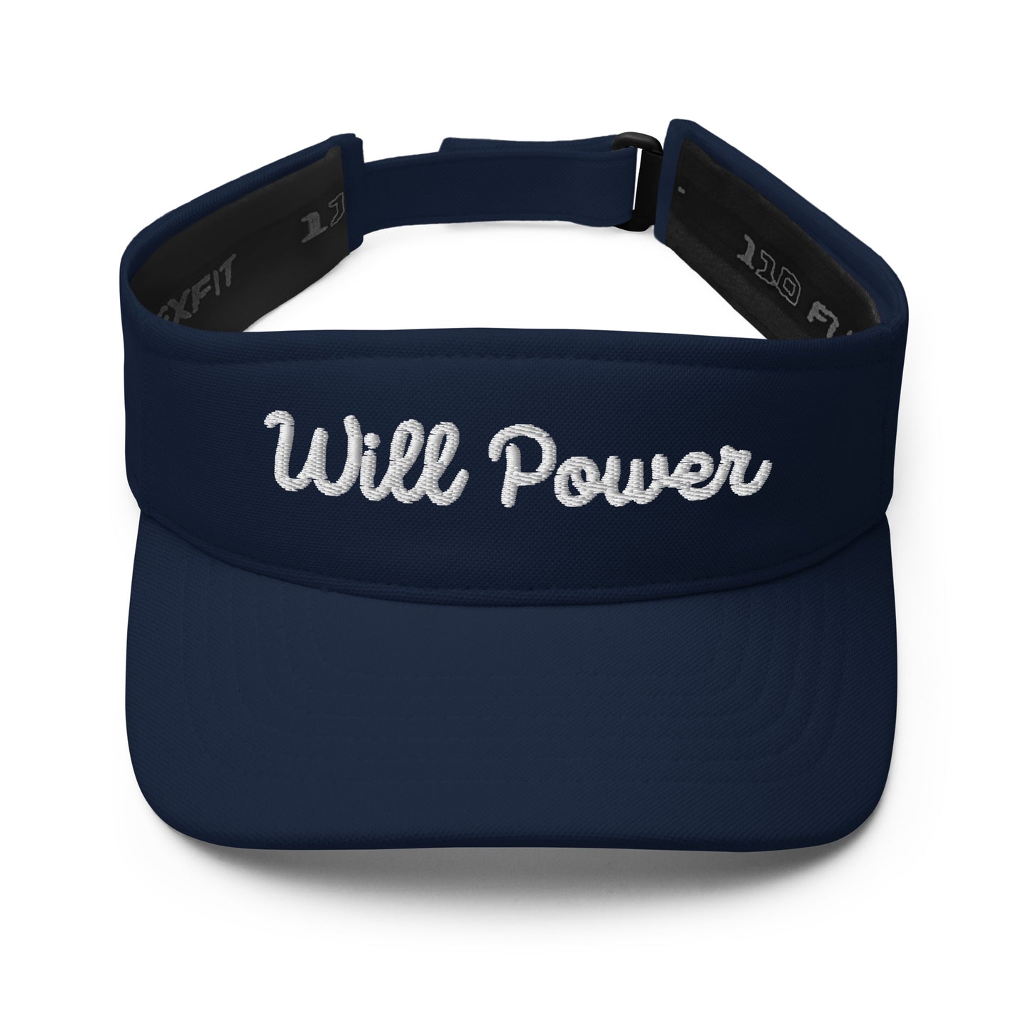 Visor- Will Power Logo White