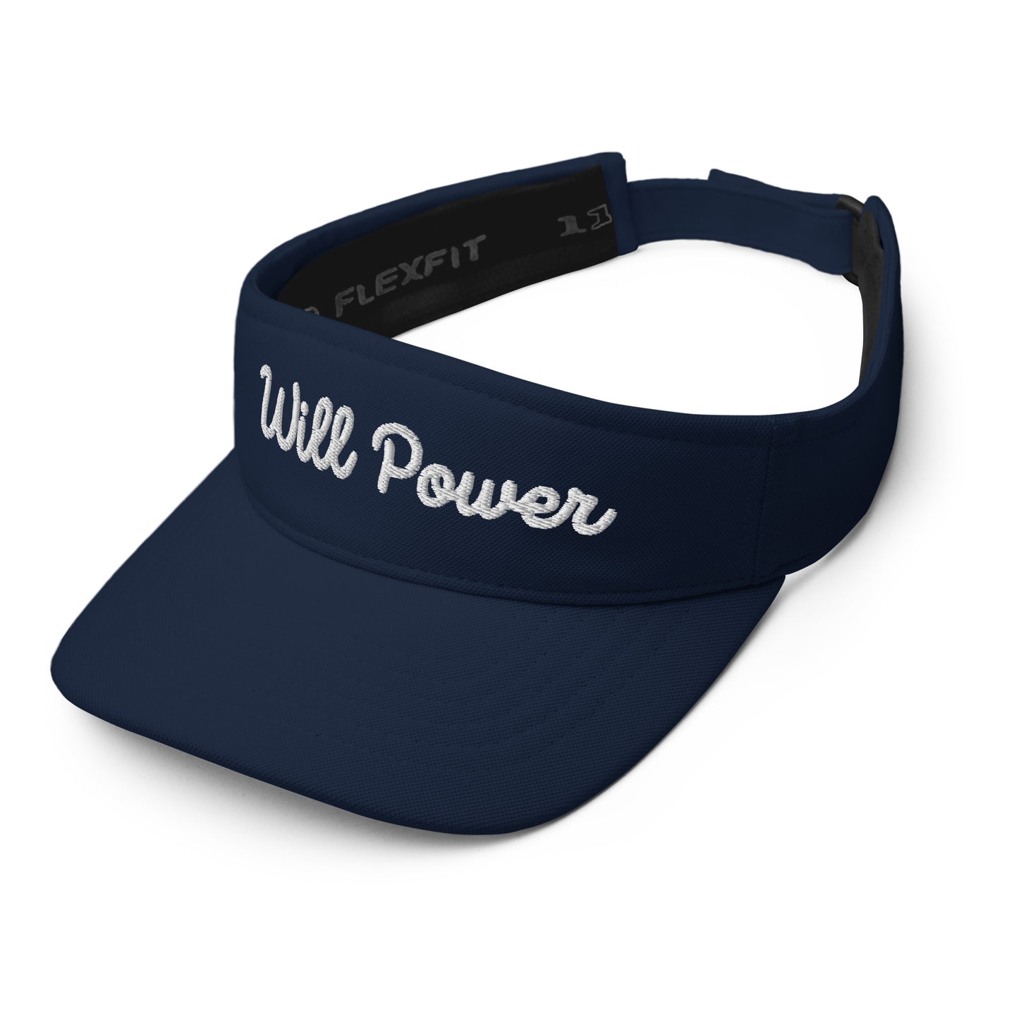 Visor- Will Power Logo White