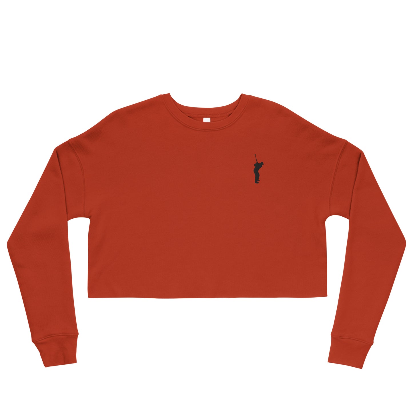 Crop Sweatshirt- Black Silhouette
