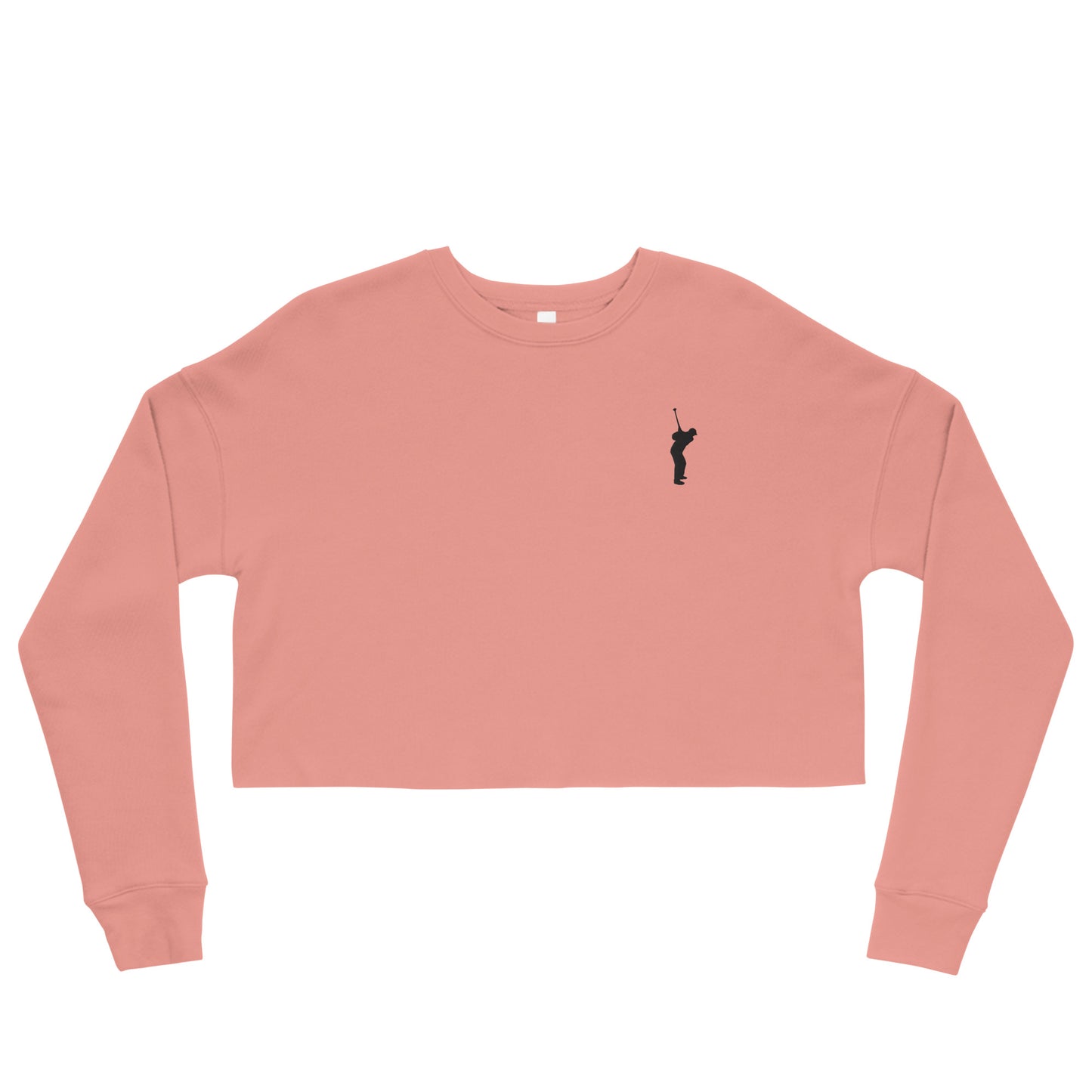 Crop Sweatshirt- Black Silhouette