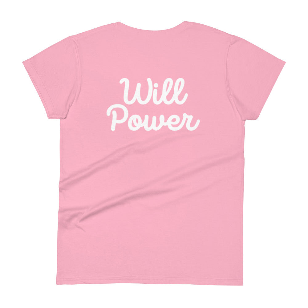 Women's Short Sleeve T-shirt- Will Power Logo