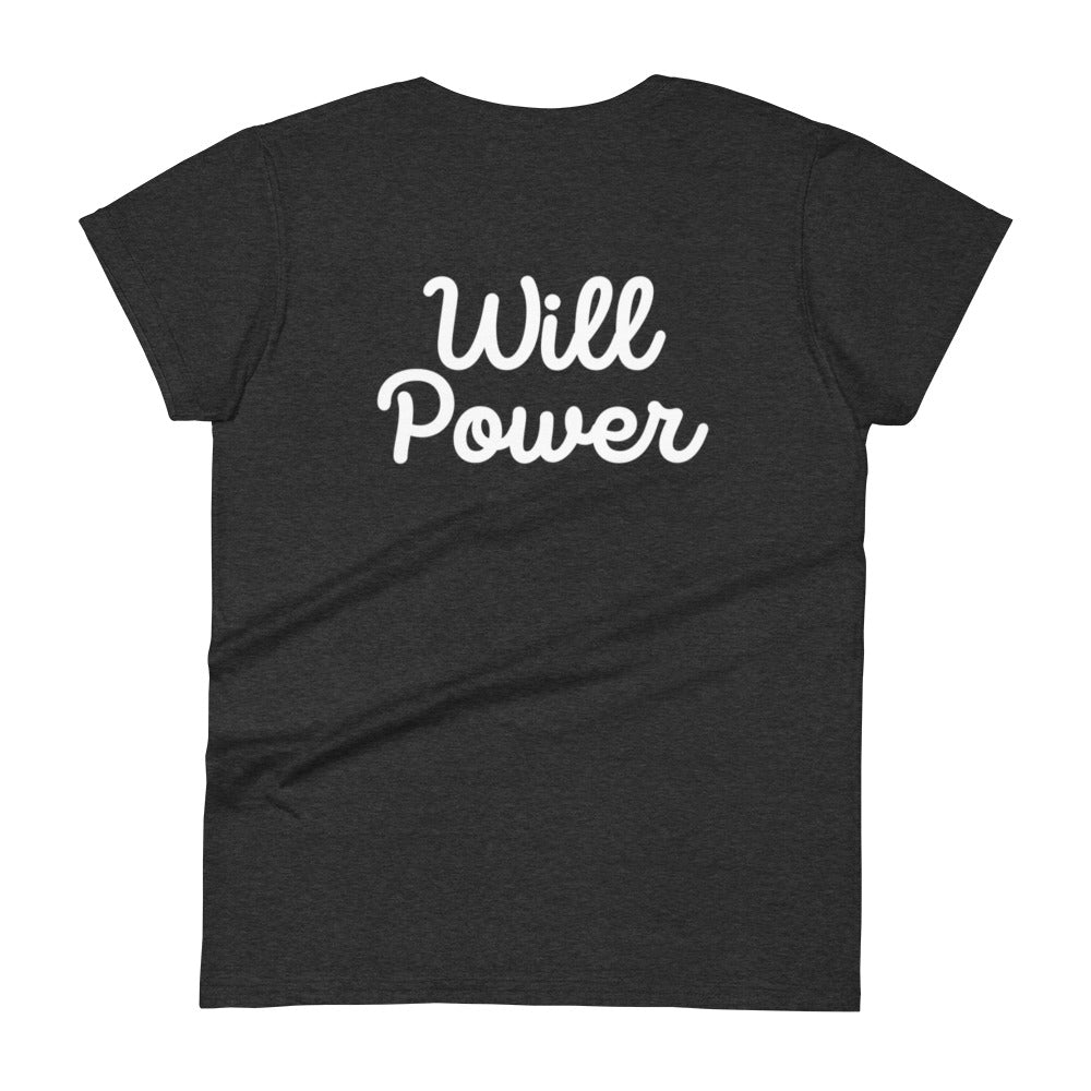 Women's Short Sleeve T-shirt- Will Power Logo