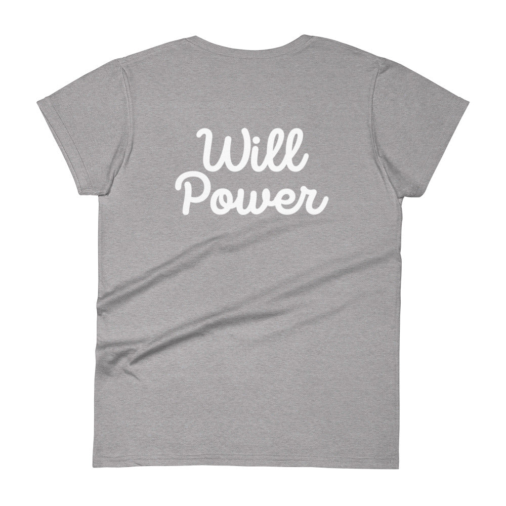 Women's Short Sleeve T-shirt- Will Power Logo