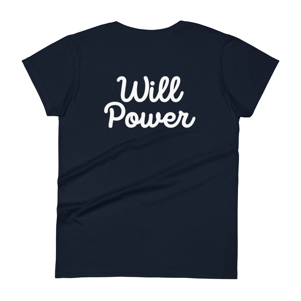 Women's Short Sleeve T-shirt- Will Power Logo