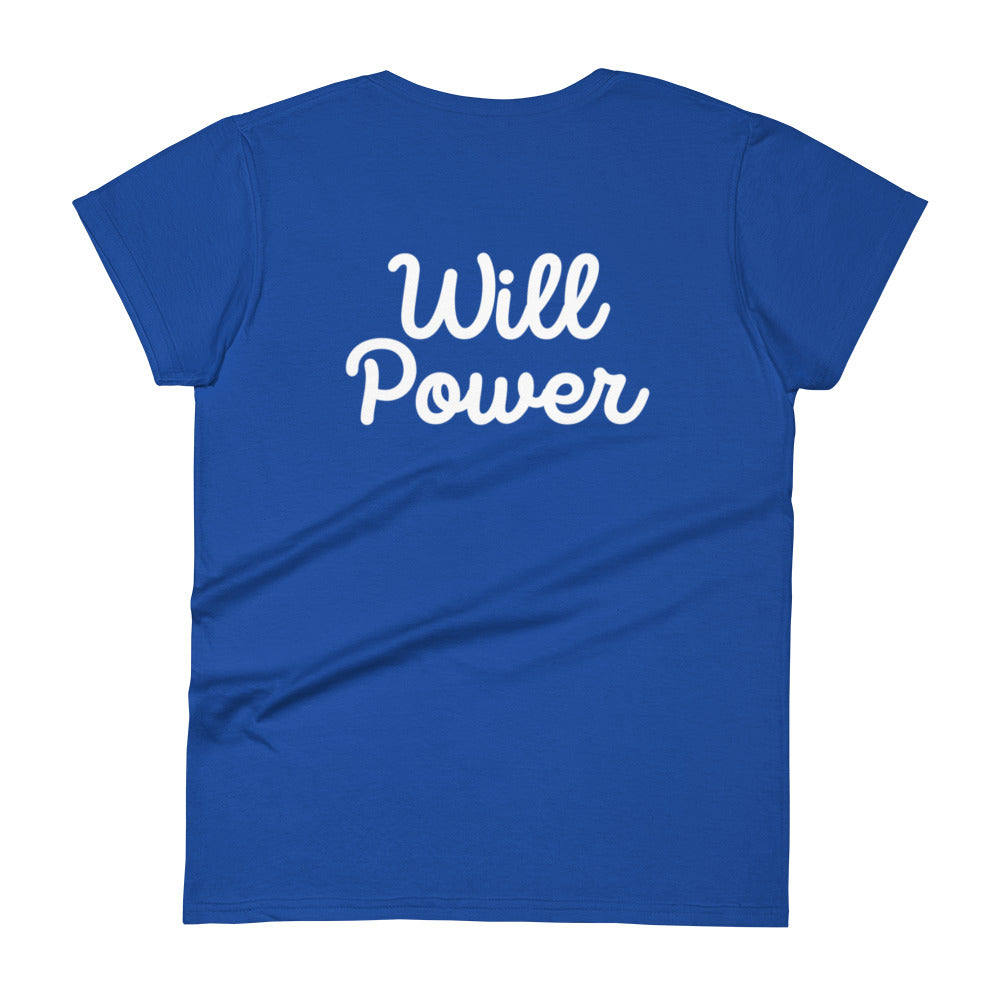 Women's Short Sleeve T-shirt- Will Power Logo