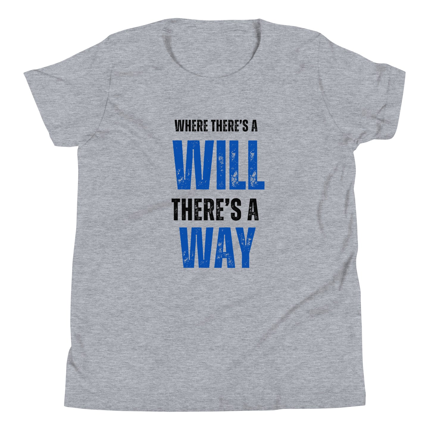 Youth Short Sleeve T-Shirt- Where There's a Will Light