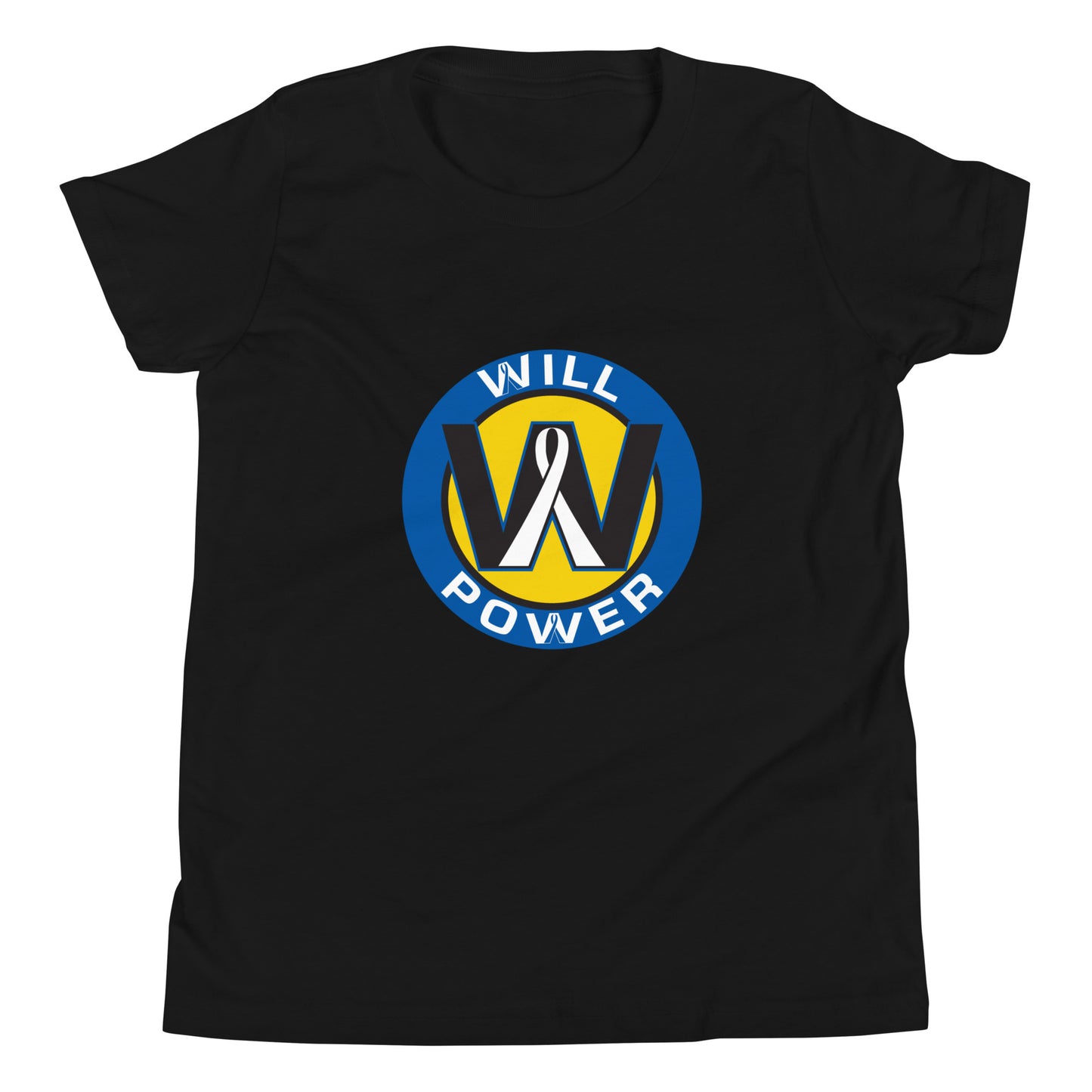 Youth Short Sleeve T-Shirt- Large Will Power Logo