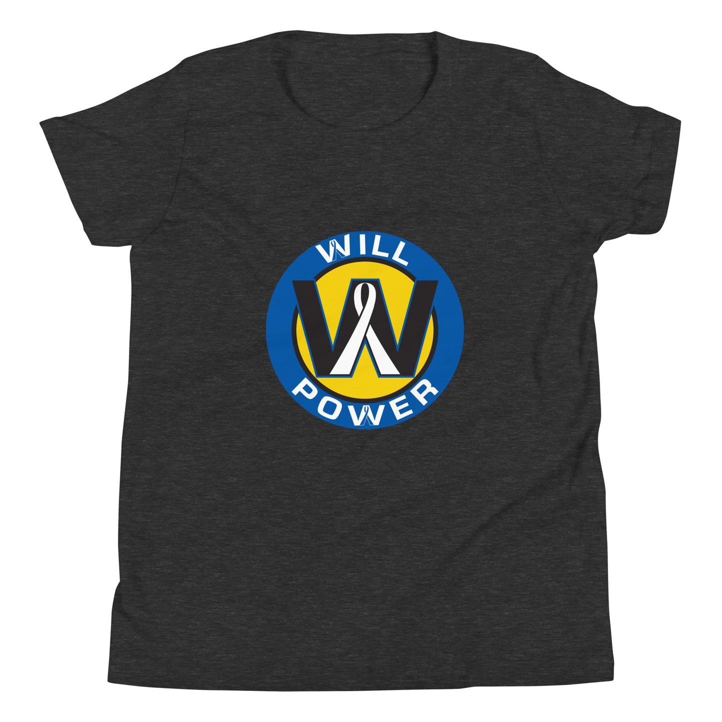 Youth Short Sleeve T-Shirt- Large Will Power Logo