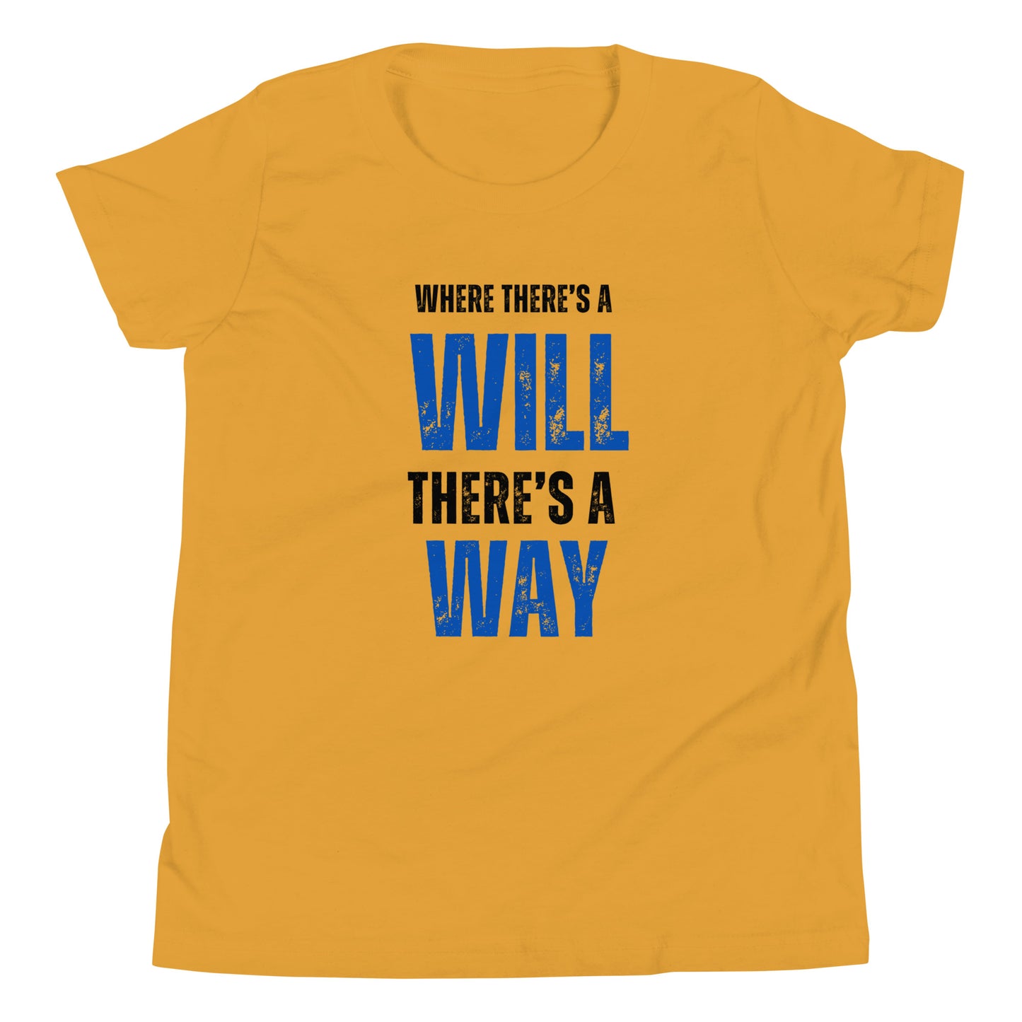 Youth Short Sleeve T-Shirt- Where There's a Will Light