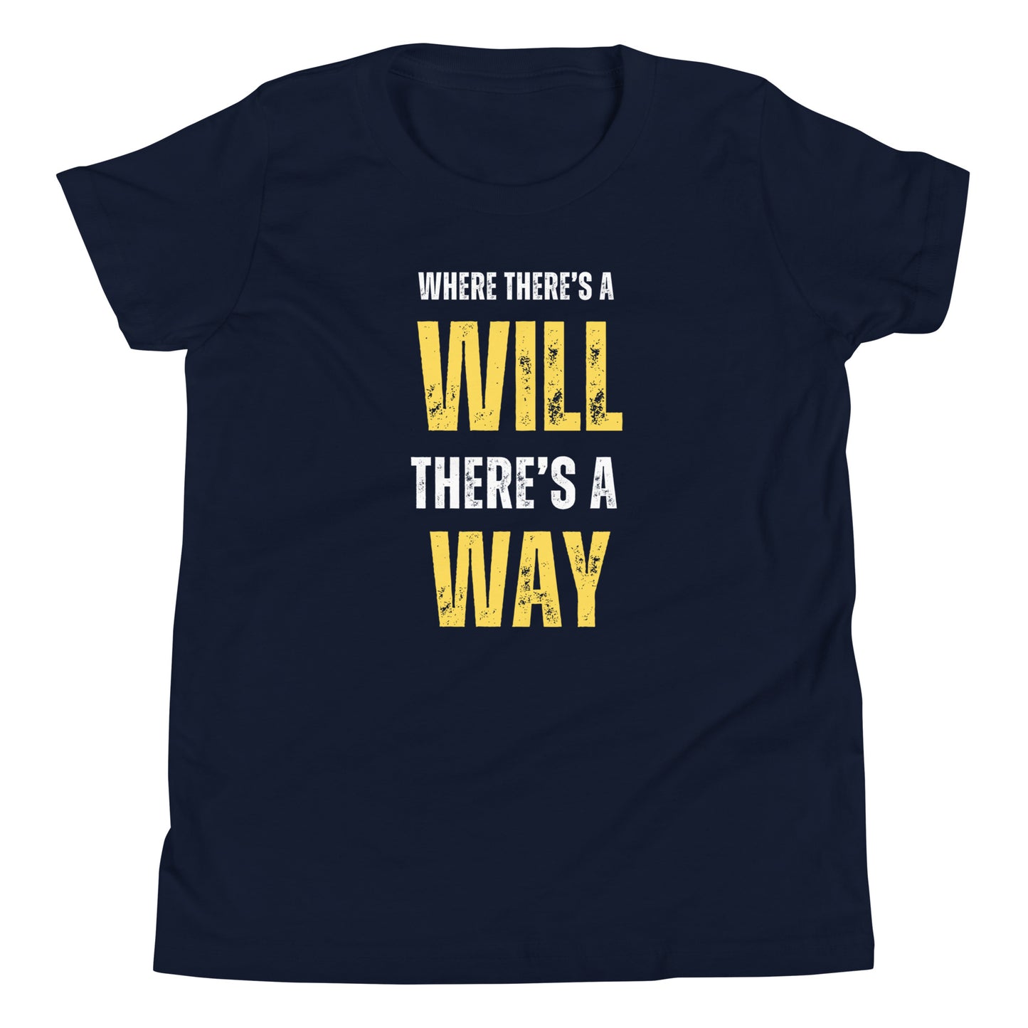 Youth Short Sleeve T-Shirt- Where There's a Will Dark