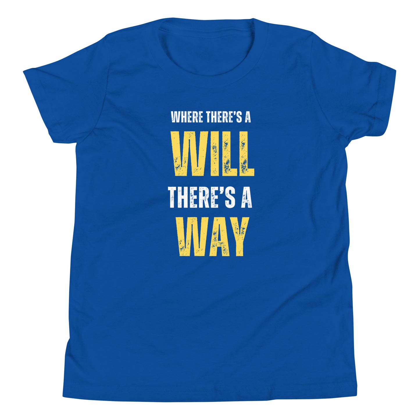 Youth Short Sleeve T-Shirt- Where There's a Will Dark