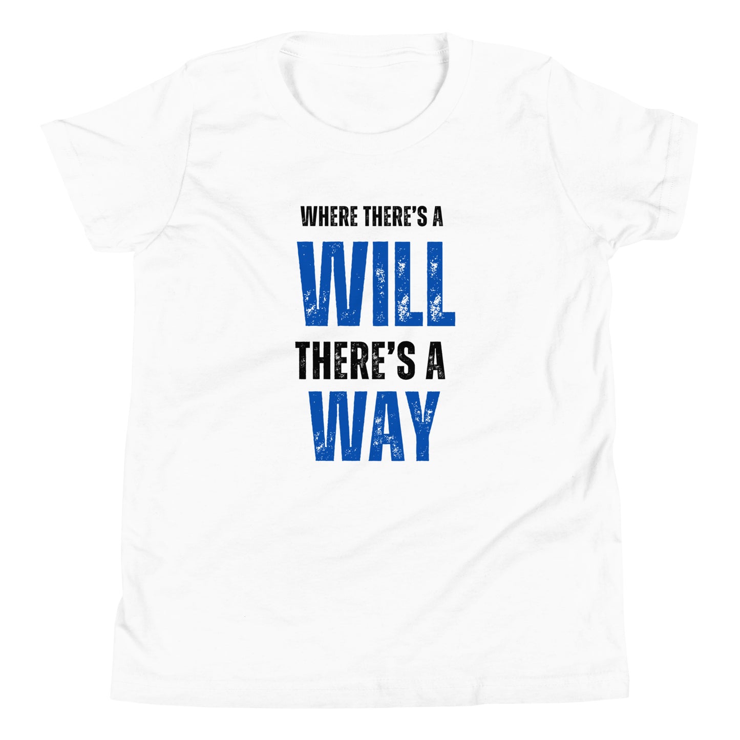 Youth Short Sleeve T-Shirt- Where There's a Will Light