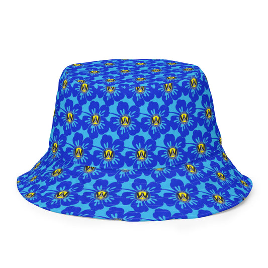 Reversible Bucket Hat- Will Power Flower Logo