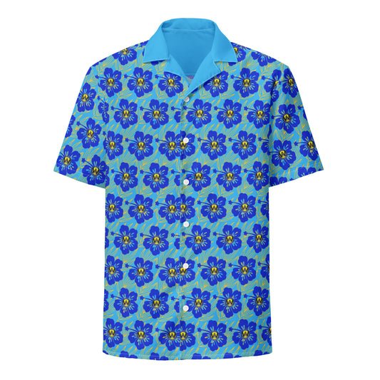 Hawaiian Shirt- Will Power Flower Logo